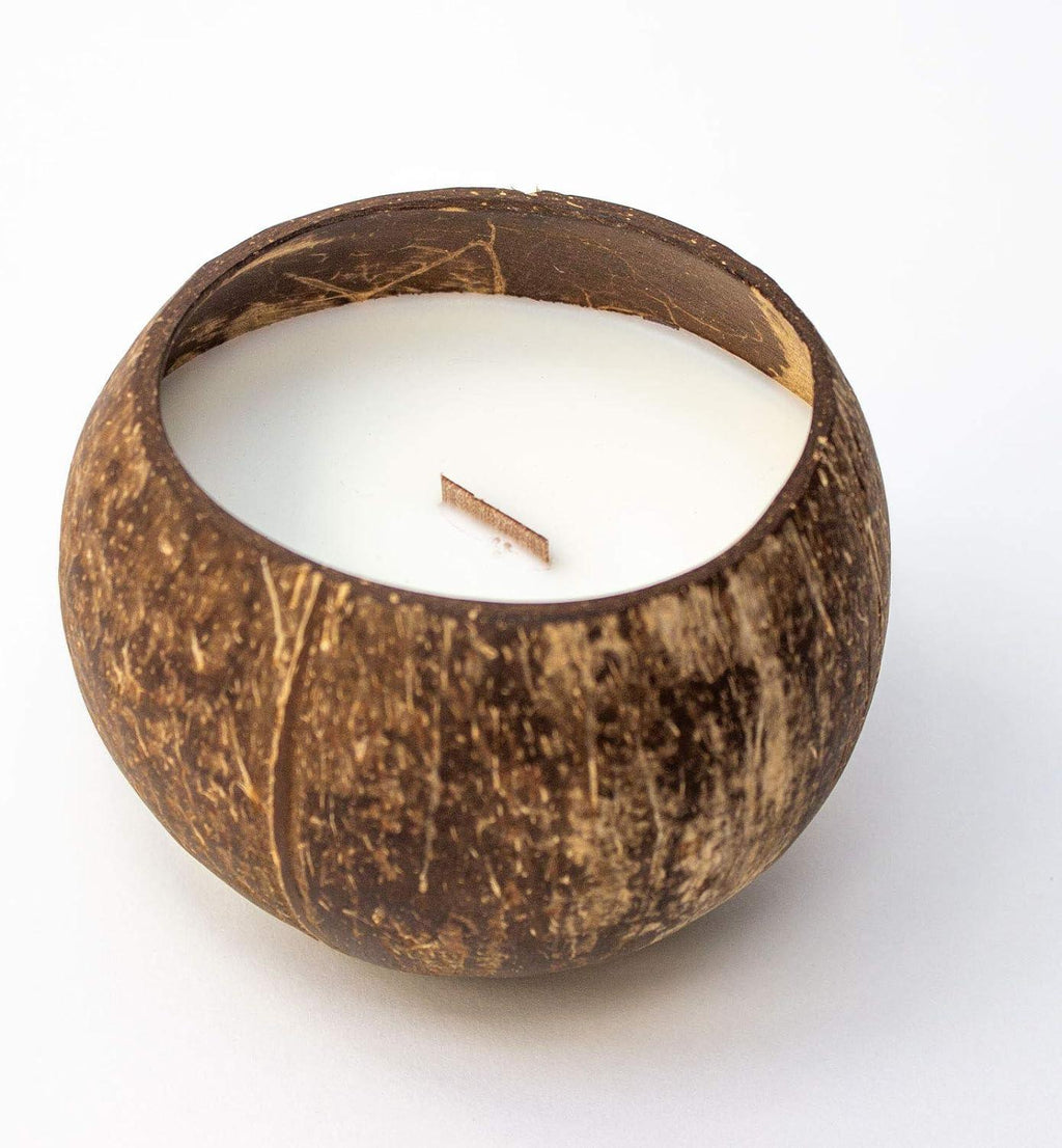 Coconut Shell Candle,Candle of Natural Soy Wax, 100% Biodegradable Candle for Home, Valentine's Day - Decotree.co Online Shop