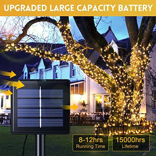 2Pcs Upgraded Solar String Lights for Christmas Outdoor Wedding Decorations - Decotree.co Online Shop