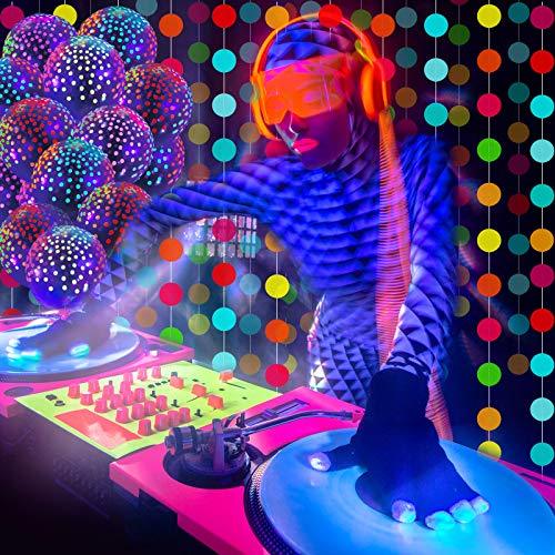 50 Pieces Neon Glow Balloons Glow in the Dark Supplies for Glow Neon Party - Decotree.co Online Shop