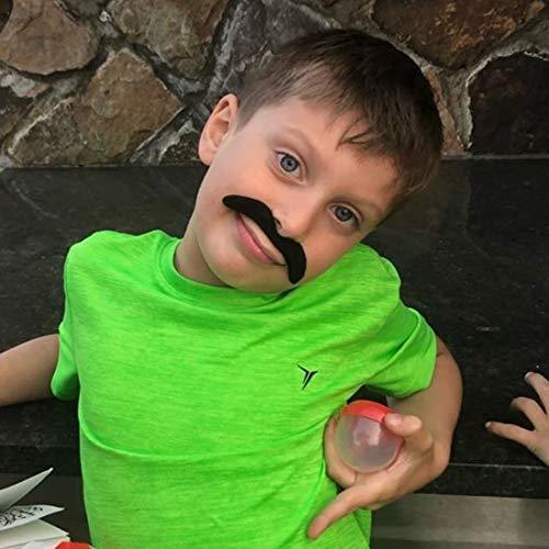 60 Pcs Fake Beard Self Adhesive Novelty Hairy Mustaches Costume Facial Hair for Birthday and Halloween - Decotree.co Online Shop