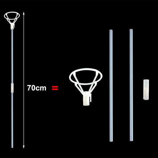 70cm Wedding Birthday Party Big Latex Stuffing Clear Balloons Foil Balloons Holder Sticks - Decotree.co Online Shop