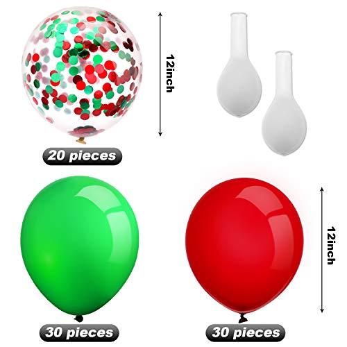 80 Pieces Latex Balloons Confetti Balloons Colorful Party Balloons for Christmas Valentine's Day St. Patrick's Day - Decotree.co Online Shop