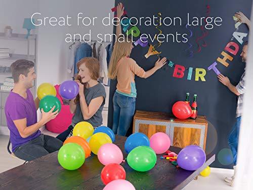 Balloons Rainbow Set (100 Pack) 12 Inches, Assorted Bright Colors - Decotree.co Online Shop