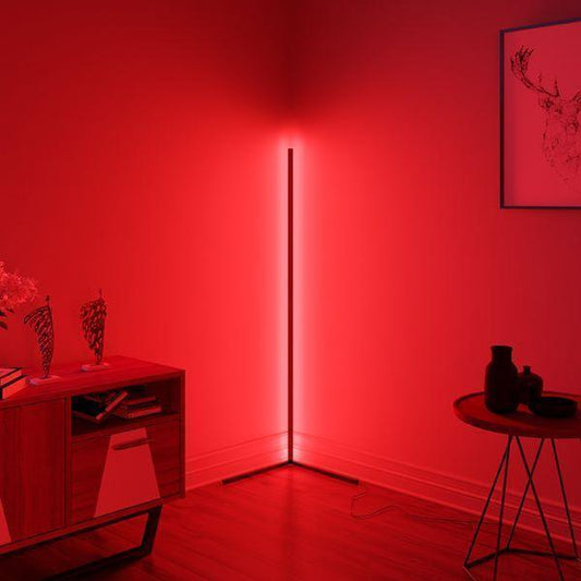 Corner Floor Lamp RGB Remote Control Floor Lamps for Living Room - Decotree.co Online Shop