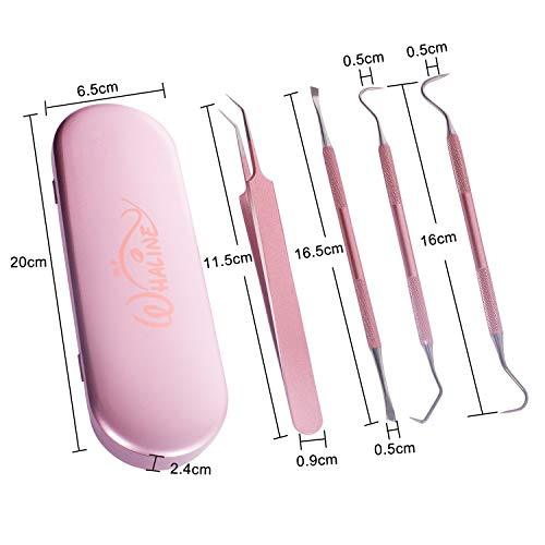 Craft Adhesive Vinyl Tool 4 Pieces Stainless Steel Precision with Case, Weeding Paper Craft Tool Kit - Decotree.co Online Shop