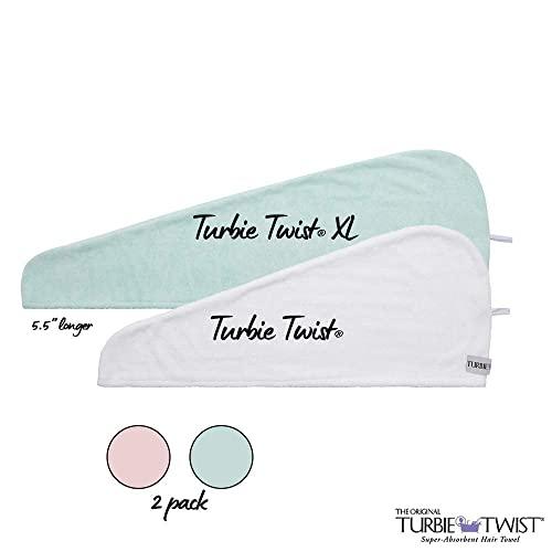 Extra Long Microfiber Hair Towel Wrap for Women and Men | 2 Pack | Bathroom Essential Accessories | Quick Dry Hair Turban for Drying Curly, Long & Thick Hair - Decotree.co Online Shop