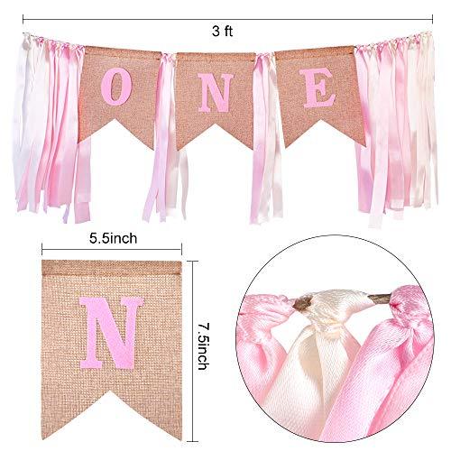 First Birthday Decoration for Girl, First Birthday Crown, First Party Decoration and Cake Topper - Decotree.co Online Shop