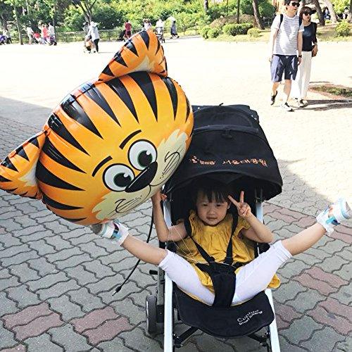 JUNGLE SAFARI ANIMALS BALLOONS, 6pcs 22 Inch Giant Zoo Animal Balloons Kit Birthday Party Decorations - Decotree.co Online Shop