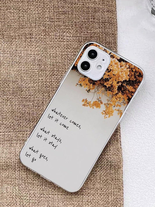 Letter Graphic Phone Case - Decotree.co Online Shop