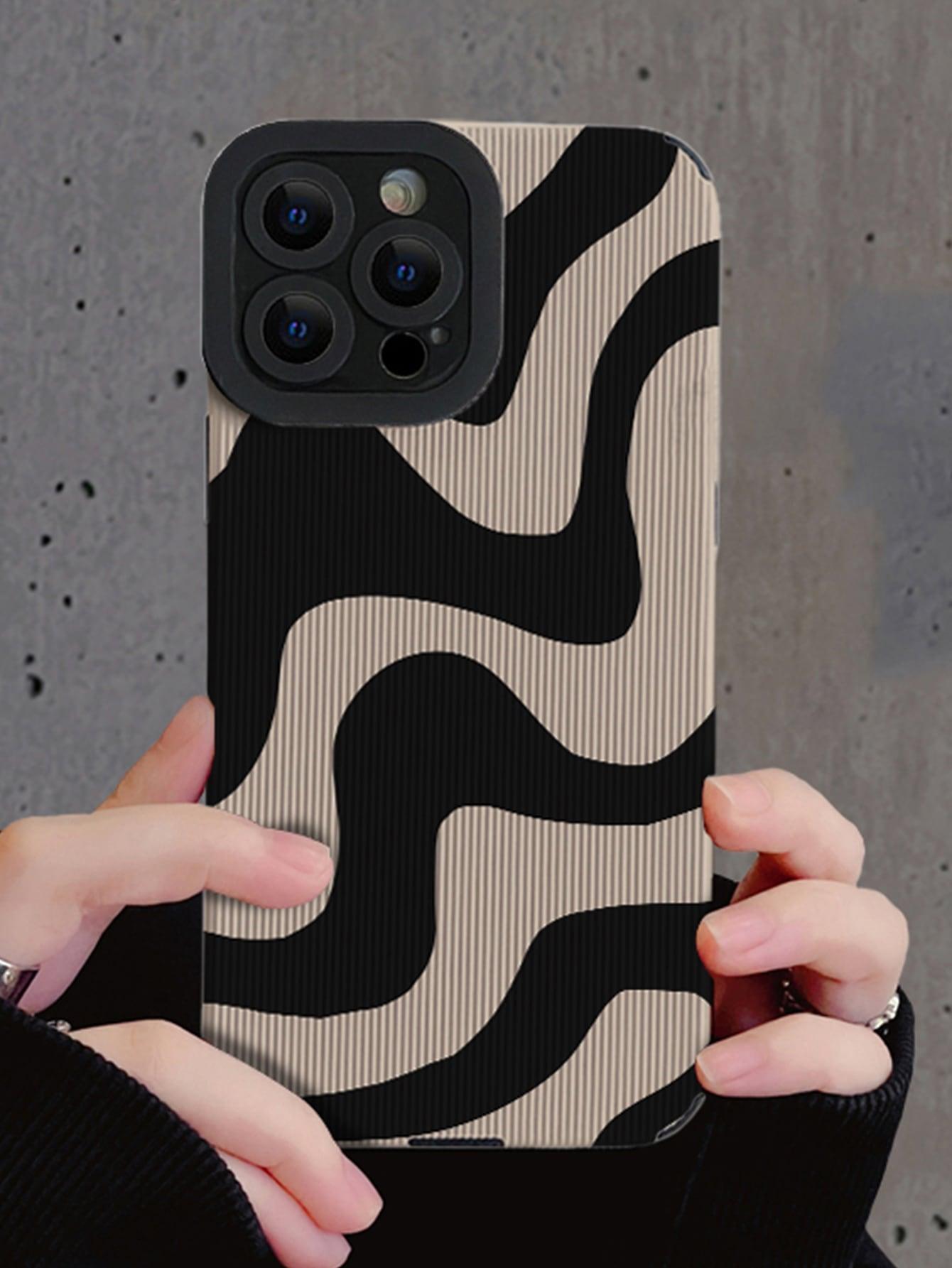 SHEIN X Otwarte Drzwi Striped PU Phone Case – Decotree.co Online Shop SHEIN X Otwarte Drzwi Striped PU Phone Case – Decotree.co Online Shop