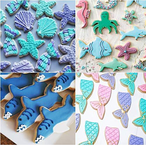 Under The Sea Creatures Cookie Cutter Set - 8 Piece Stainless Steel Cutters Molds Cutters - Decotree.co Online Shop