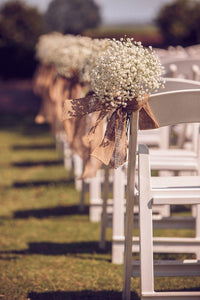 12PCS White Baby's Breath Flowers Decorations DIY Floral Bouquets Arrangement For Wedding - Decotree.co Online Shop