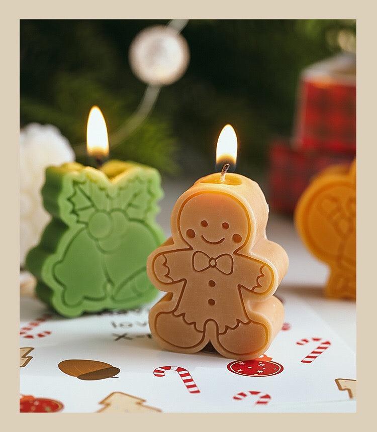 4PCS Christmas Fragrance Candle Gift Box ,Santa Claus Snowflake Elk Bell Shape Candles For Christmas Decorations Gifts - Decotree.co Online Shop