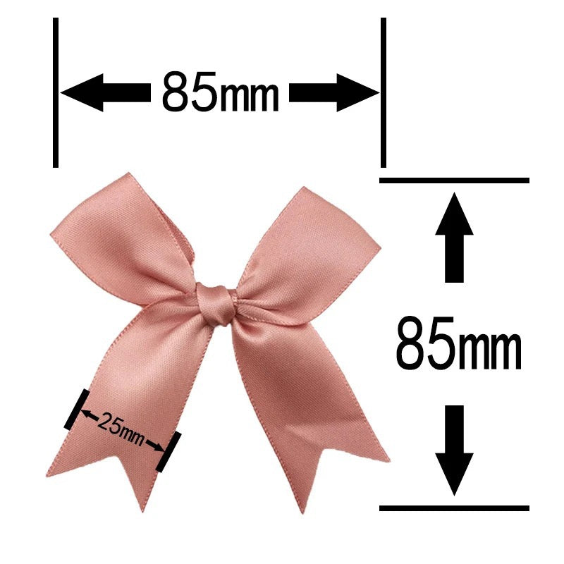 Satin Ribbon Treat Bow Set of 50, Handmade Bows, Treat Bows, Craft Bows, Bow for Box, Satin Bow for Crafts