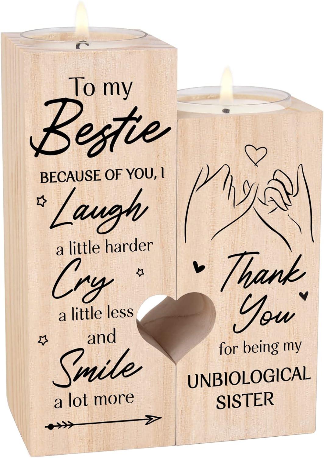 Gifts for Women, Best Friend Birthday Gifts, Candlestick Holders - Friendship Gifts, Birthday Gifts for Women - Decotree.co Online Shop