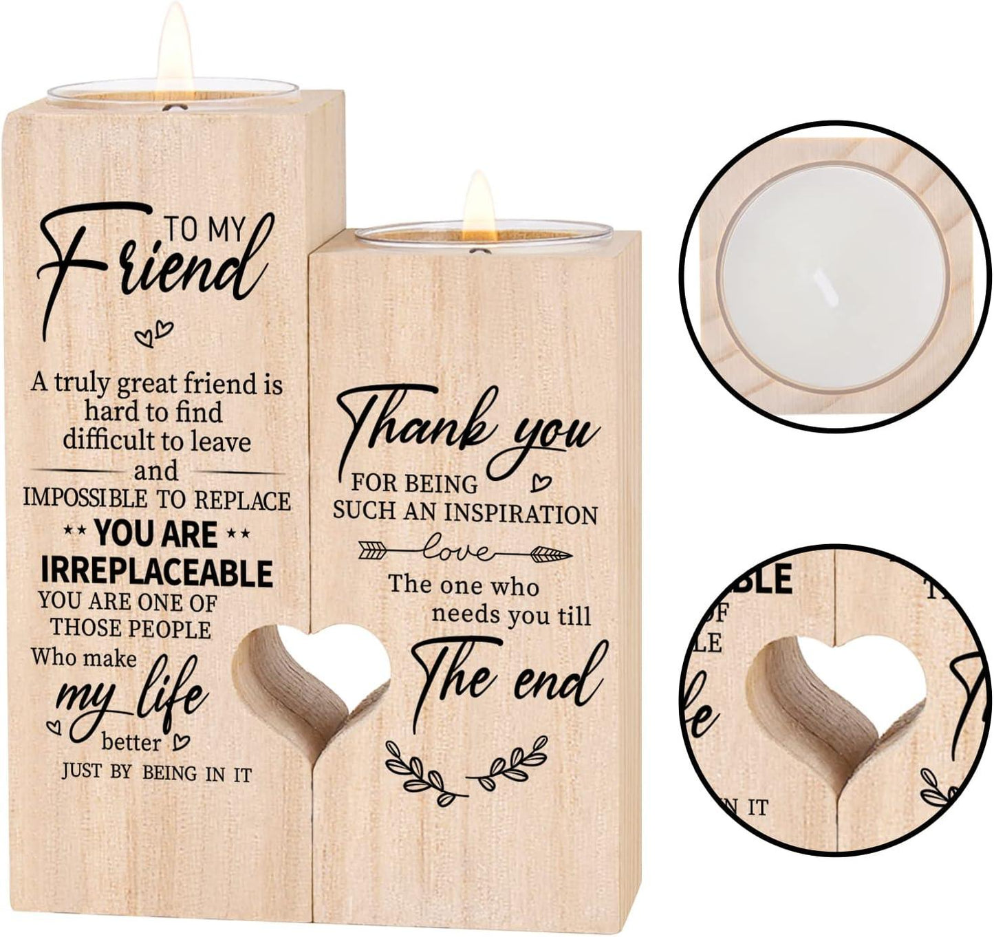 Gifts for Women, Best Friend Birthday Gifts, Candlestick Holders - Friendship Gifts, Birthday Gifts for Women - Decotree.co Online Shop