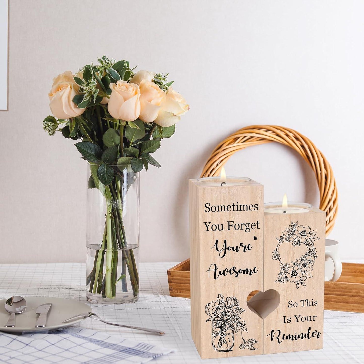 Gifts for Women, Best Friend Birthday Gifts, Candlestick Holders - Friendship Gifts, Birthday Gifts for Women - Decotree.co Online Shop