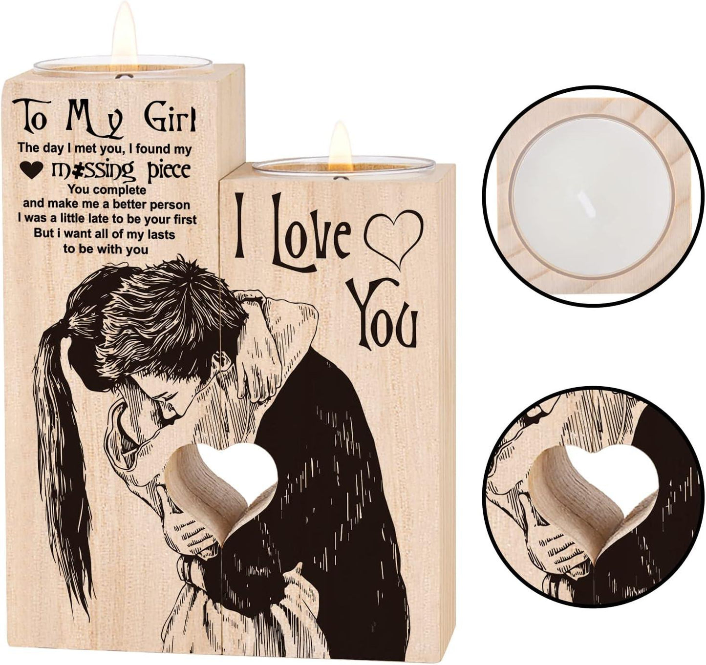 Gifts for Women, Best Friend Birthday Gifts, Candlestick Holders - Friendship Gifts, Birthday Gifts for Women - Decotree.co Online Shop