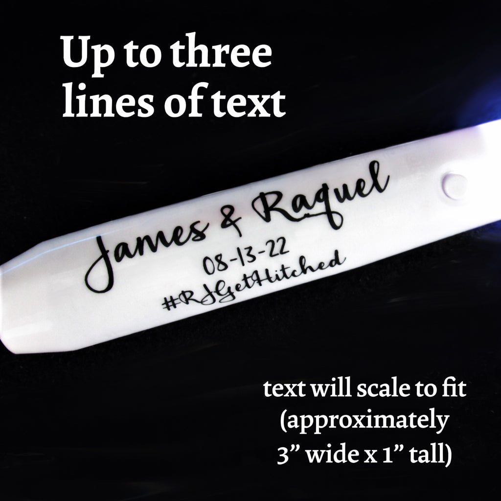 Lighted Fiber Optic Wands  for Wedding Send-off, Anniversary Celebrations