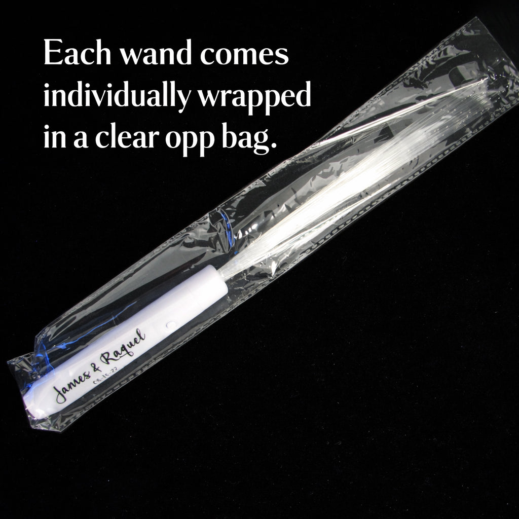 Lighted Fiber Optic Wands  for Wedding Send-off, Anniversary Celebrations