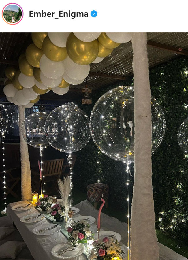 Reusable Led Big Balloon Birthday Wedding Baby Shower Decoration Ideas