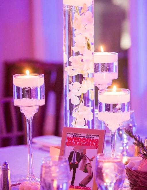 Set of 24 Flameless Flickering Votive Tea Lights Candles for Wedding Centerpieces - Decotree.co Online Shop