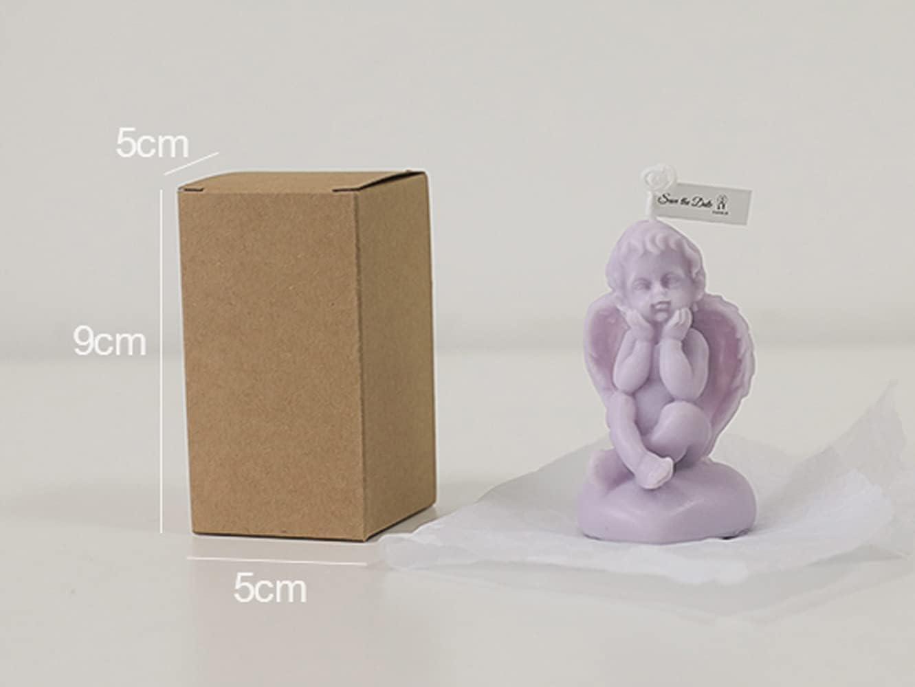 Set of 8 Cute Angel Shaped Scented Candles,50G Aroma Soy Wax Decorative Candles, Handmade Aesthetic Candles for Table Decorations,Photo Prop Birthday Gifts - Decotree.co Online Shop
