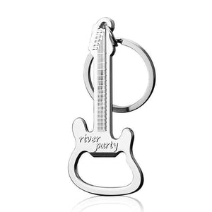 Guitar Bottle Opener Keychain - Decotree.co Online Shop