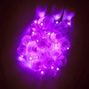 100pcs LED Balloon Light Mini Round Balls, Waterproof Tiny Led Light for Balloon Paper Lantern Halloween Christmas Decoration - Decotree.co Online Shop