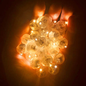 100pcs LED Balloon Light Mini Round Balls, Waterproof Tiny Led Light for Balloon Paper Lantern Halloween Christmas Decoration - Decotree.co Online Shop