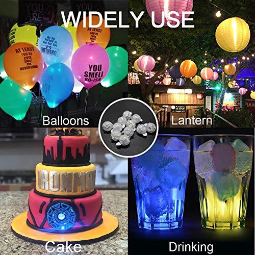 100pcs LED Balloon Light Mini Round Balls, Waterproof Tiny Led Light for Balloon Paper Lantern Halloween Christmas Decoration - Decotree.co Online Shop