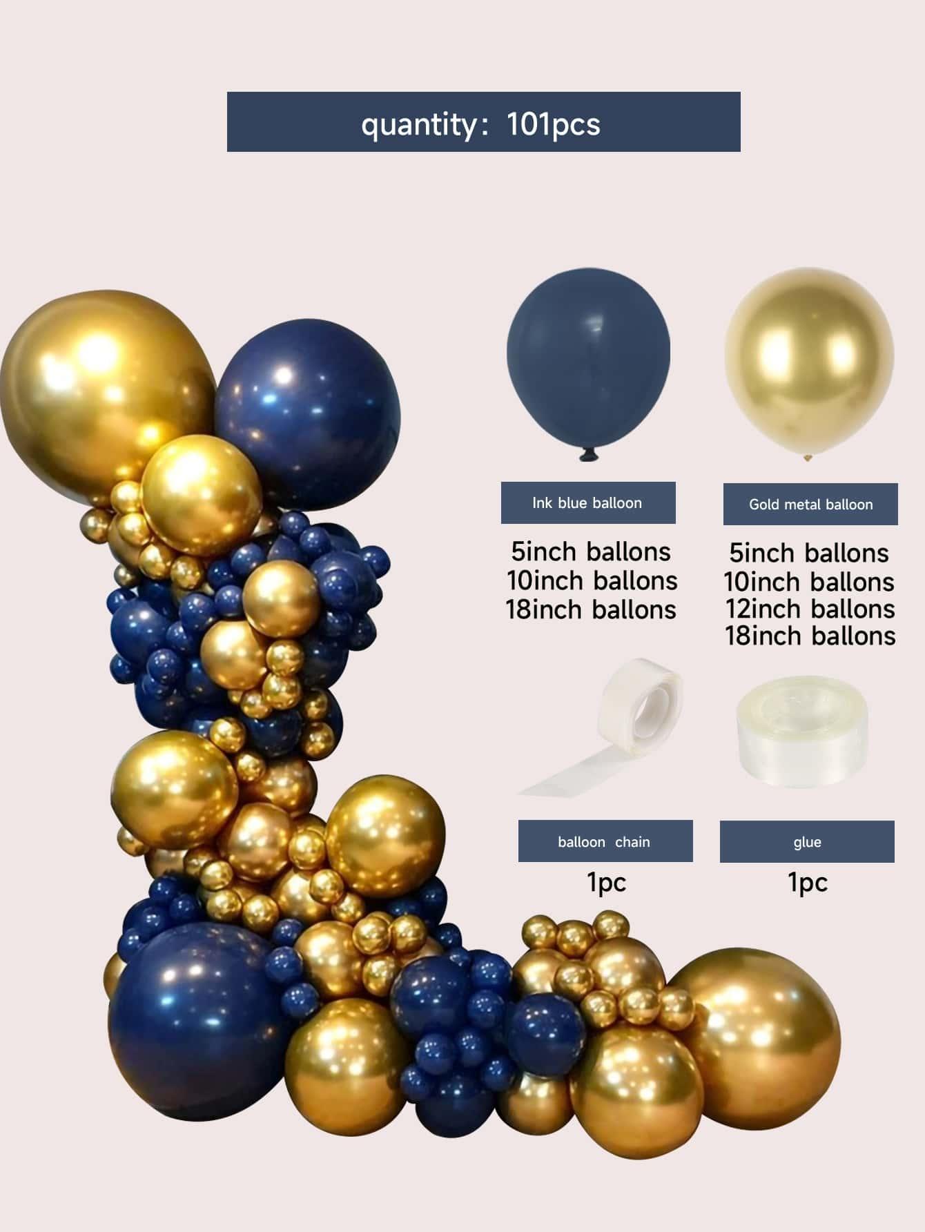 101pcs Decorative Balloon Arch Kit - Decotree.co Online Shop