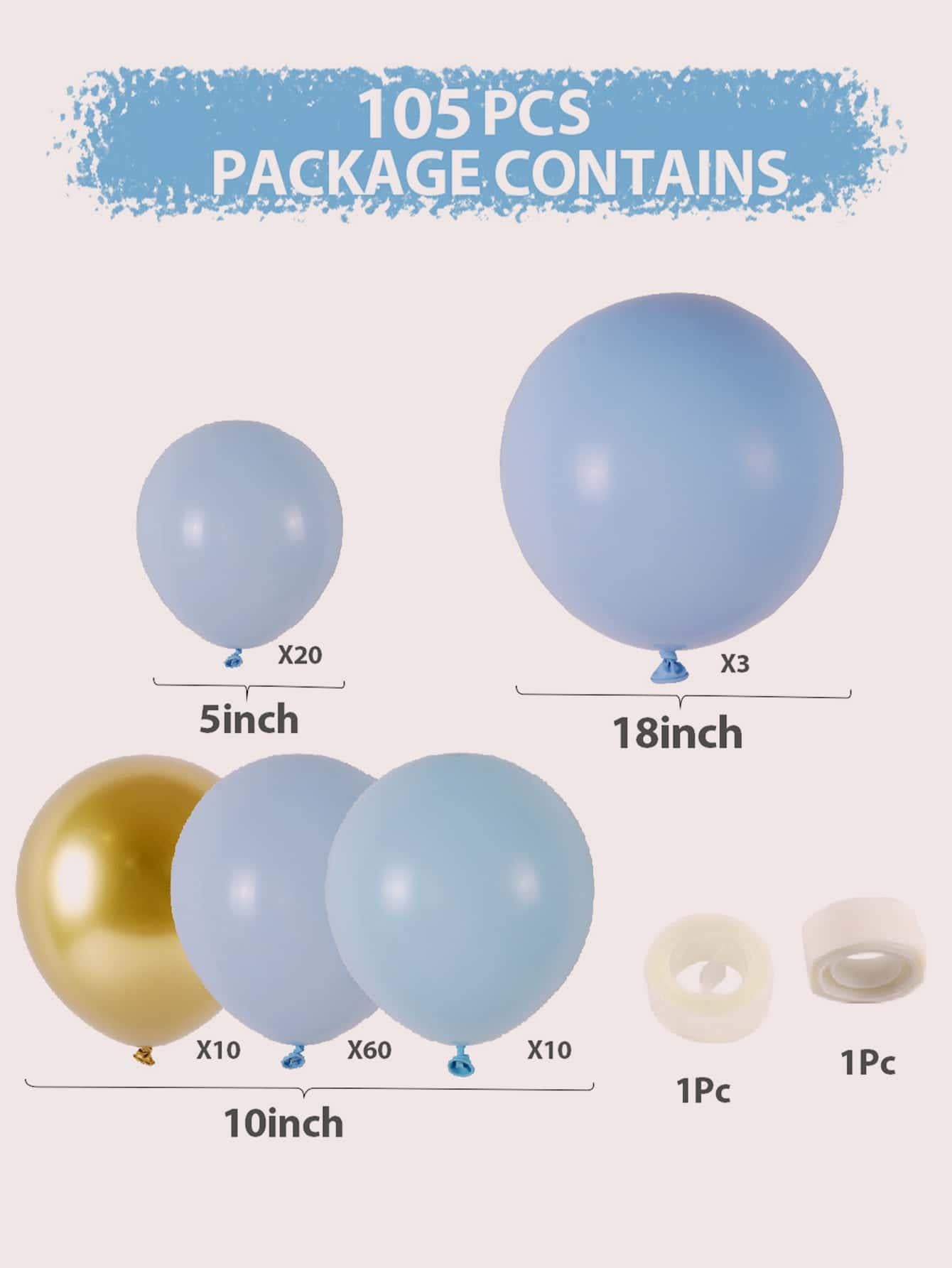 105pcs Party Decoration Balloon Garland - Decotree.co Online Shop