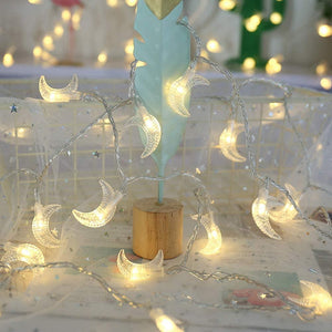 10FT Moon String Lights,Outdoor LED String Lights 20 LED lights for Wedding Garden Decoration - Decotree.co Online Shop
