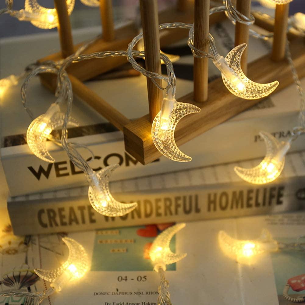 10FT Moon String Lights,Outdoor LED String Lights 20 LED lights for Wedding Garden Decoration - Decotree.co Online Shop