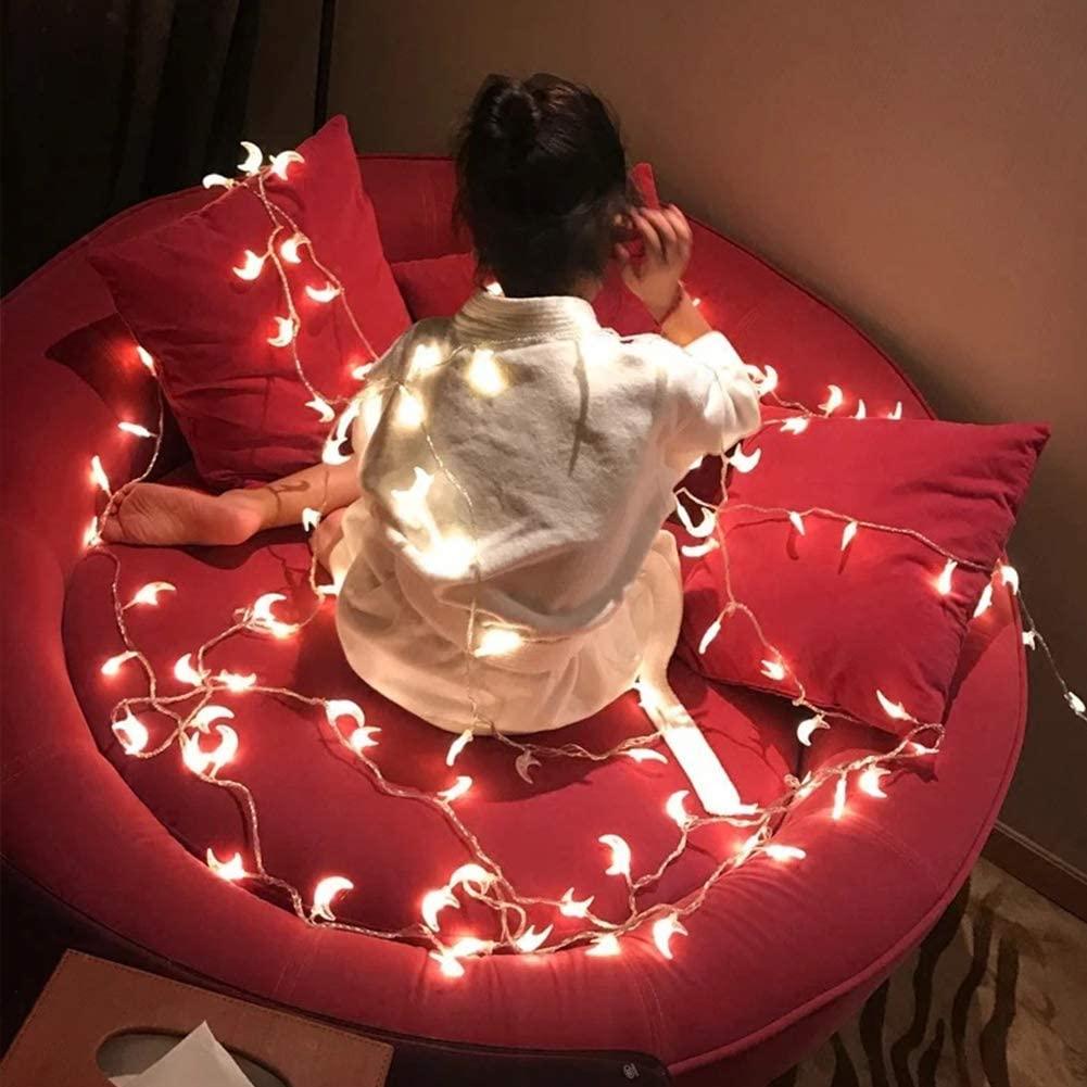 10FT Moon String Lights,Outdoor LED String Lights 20 LED lights for Wedding Garden Decoration - Decotree.co Online Shop