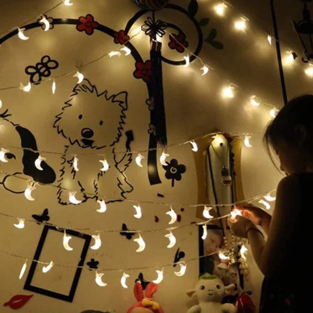 10FT Moon String Lights,Outdoor LED String Lights 20 LED lights for Wedding Garden Decoration - Decotree.co Online Shop