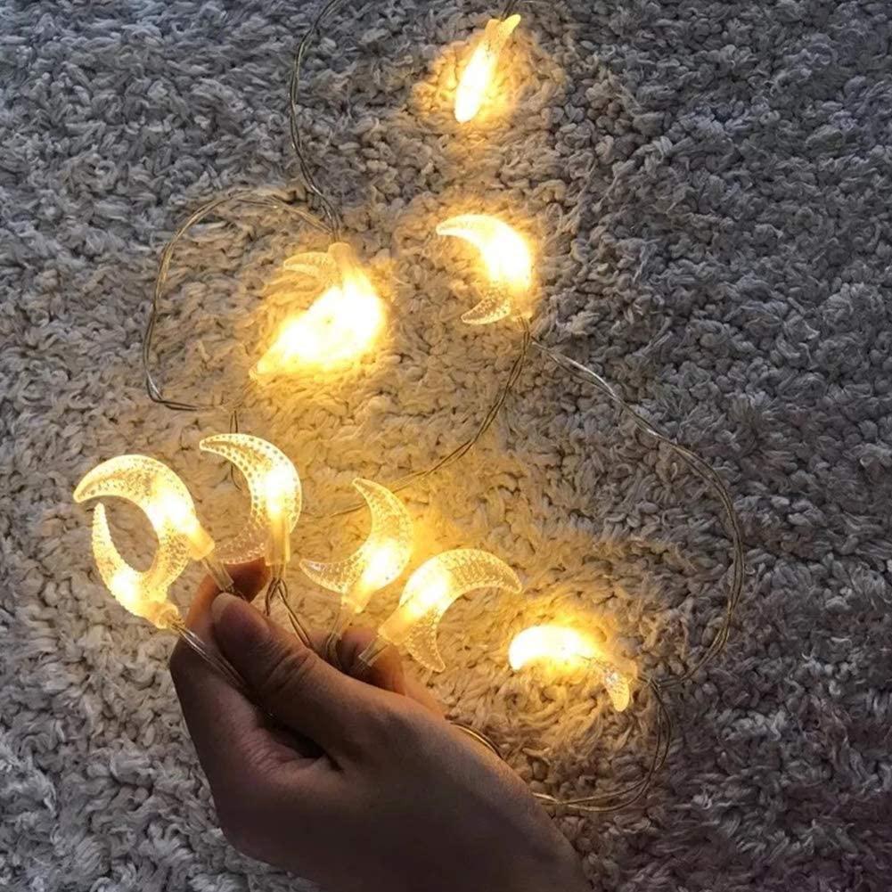 10FT Moon String Lights,Outdoor LED String Lights 20 LED lights for Wedding Garden Decoration - Decotree.co Online Shop