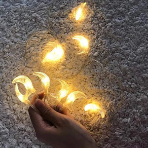 10FT Moon String Lights,Outdoor LED String Lights 20 LED lights for Wedding Garden Decoration - Decotree.co Online Shop