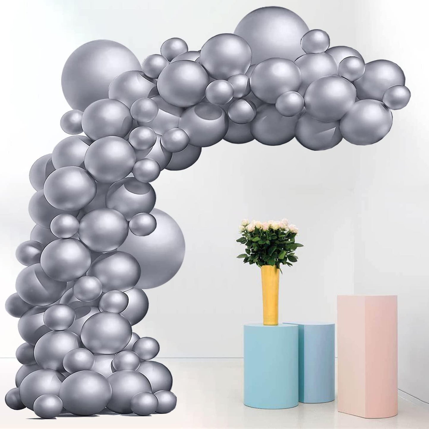 110PCS 18In 12In 5In Gold Balloon Arch Garland For Festival Picnic Family Engagement, Wedding, Birthday Party - Decotree.co Online Shop