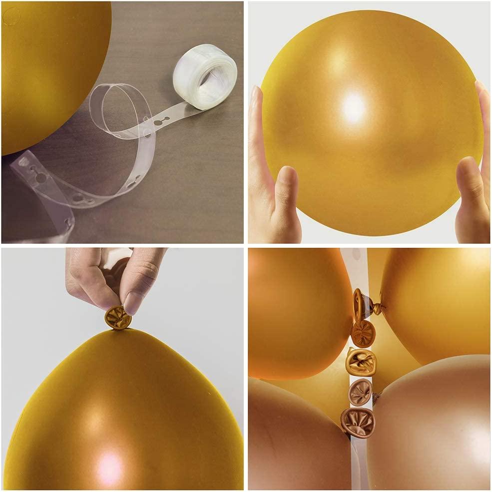 110PCS 18In 12In 5In Gold Balloon Arch Garland For Festival Picnic Family Engagement, Wedding, Birthday Party - Decotree.co Online Shop