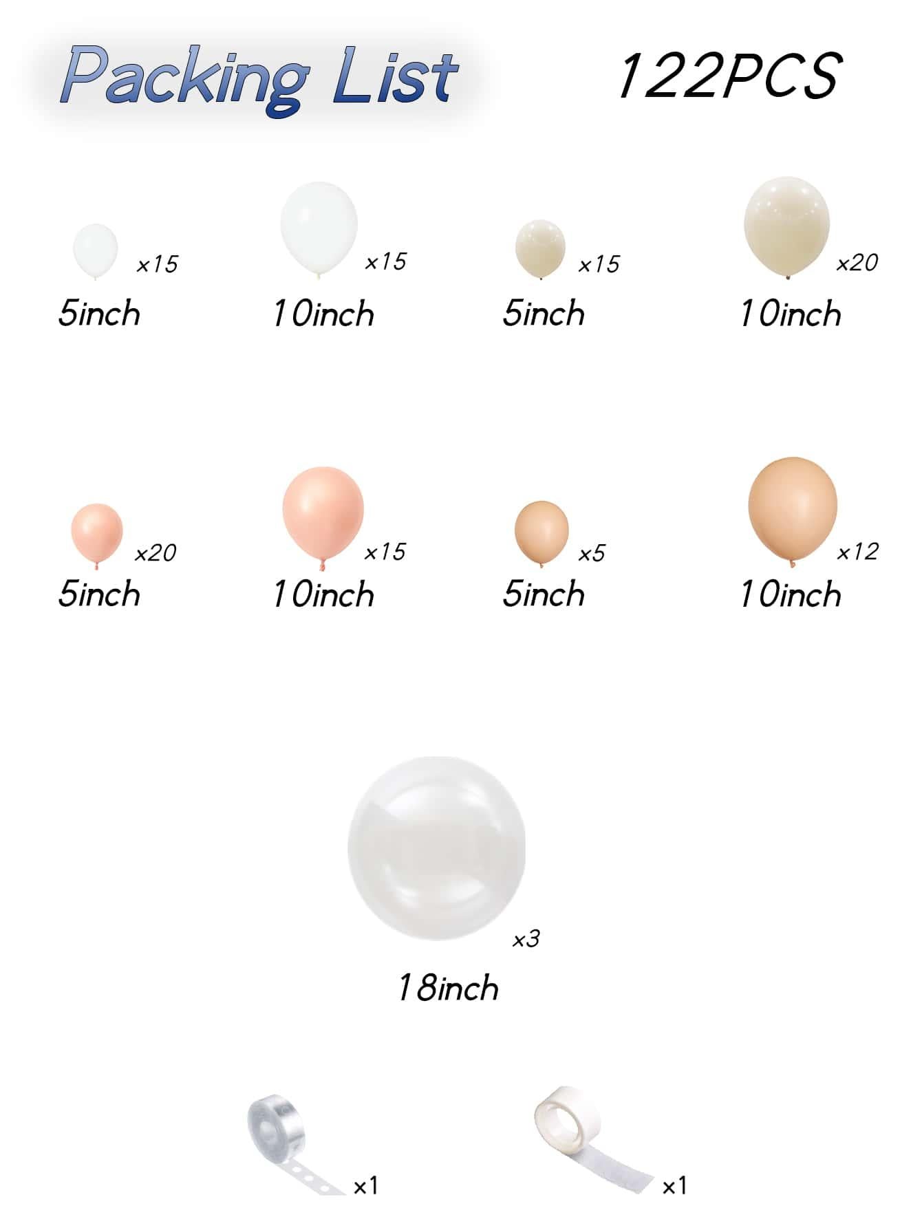 112pcs Balloon Garland Set - Decotree.co Online Shop