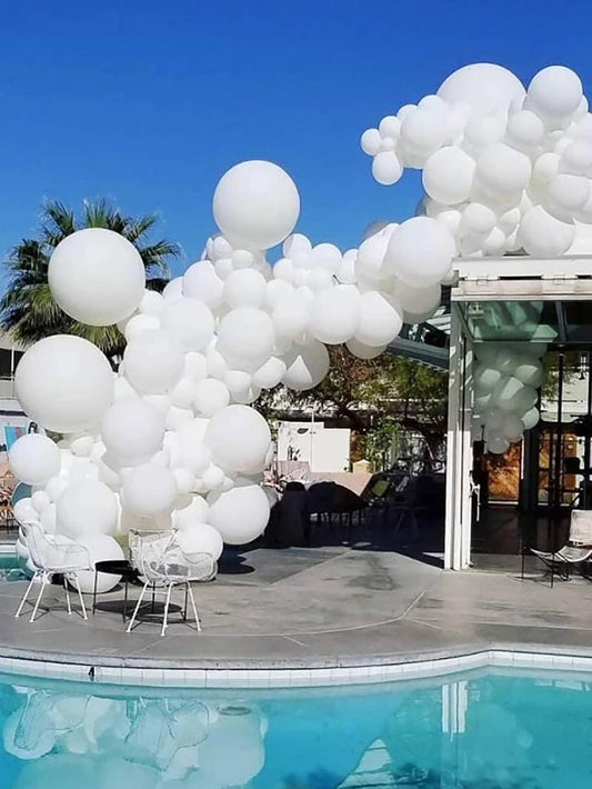 112pcs Solid Color Decorative Balloon Set - Decotree.co Online Shop
