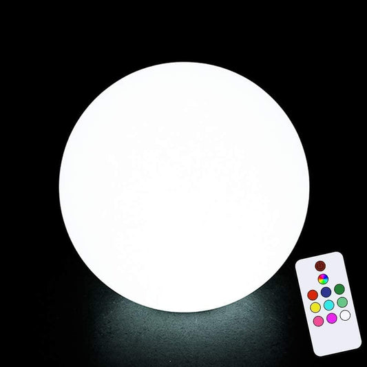 12-inch Outdoor Solar Ball Light Decorative Glow Globe Lamp with Remote Control for Garden Lawn Road - Decotree.co Online Shop