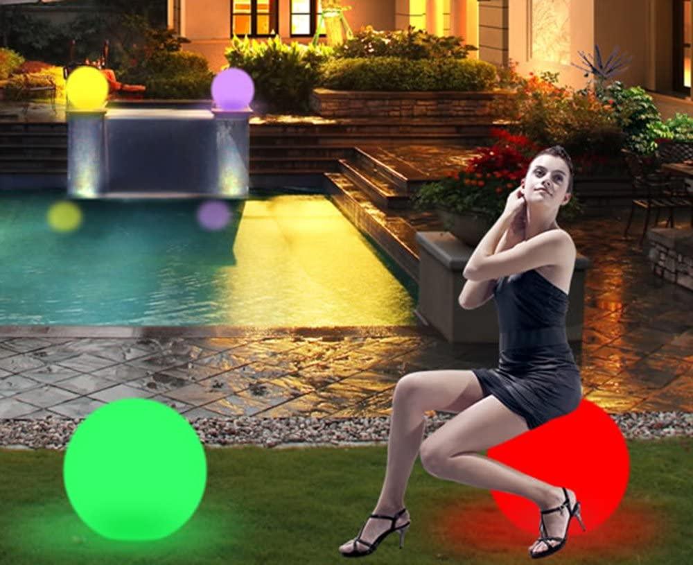 12-inch Outdoor Solar Ball Light Decorative Glow Globe Lamp with Remote Control for Garden Lawn Road - Decotree.co Online Shop