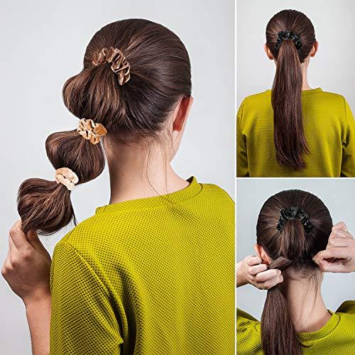 12 Pack Hair Scrunchies Premium Velvet Scrunchy Elastic Hair Bands for Girls, Women Hair Accessories - Decotree.co Online Shop