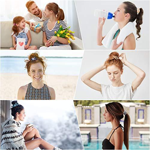 12 Pack Hair Scrunchies Premium Velvet Scrunchy Elastic Hair Bands for Girls, Women Hair Accessories - Decotree.co Online Shop