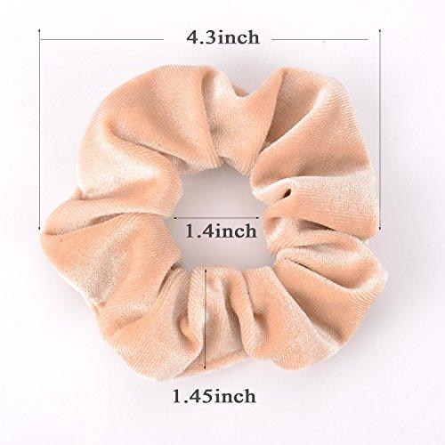 12 Pack Hair Scrunchies Premium Velvet Scrunchy Elastic Hair Bands for Girls, Women Hair Accessories - Decotree.co Online Shop