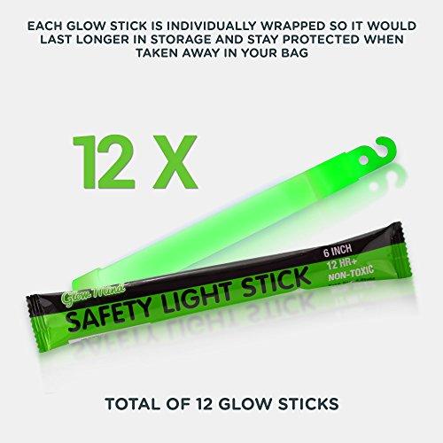 12 Ultra Bright Glow Sticks - Emergency Light Sticks for Camping Accessories, Parties, Hurricane Supplies, Earthquake, Survival Kit and More - Decotree.co Online Shop