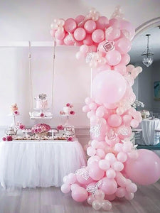 124pcs Solid Color Balloon Chain Set - Decotree.co Online Shop